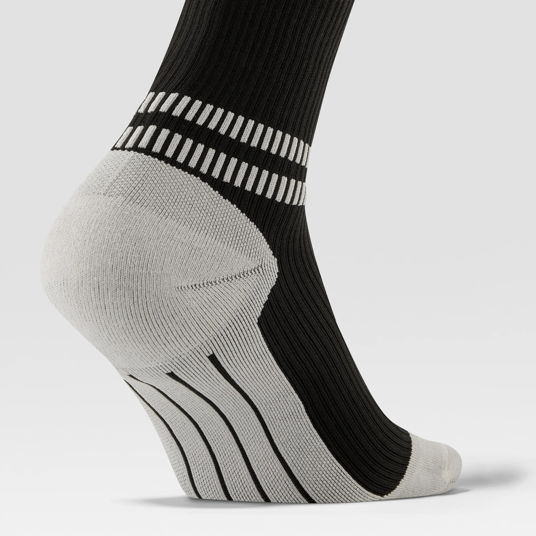 Sports Ankle Socks Men | Black / Light Grey - Image 4