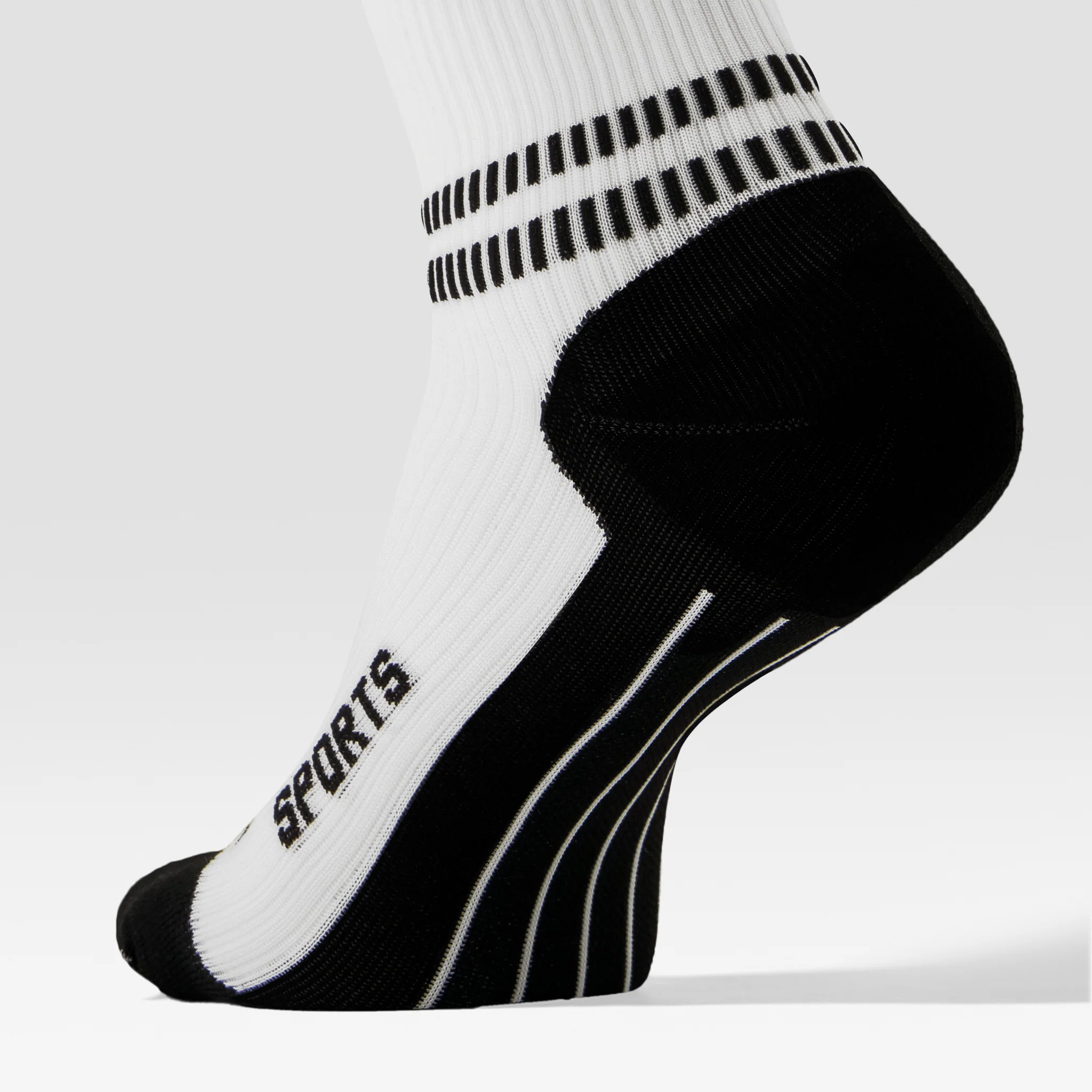 Sports Ankle Socks Women | White / Black - Image 5