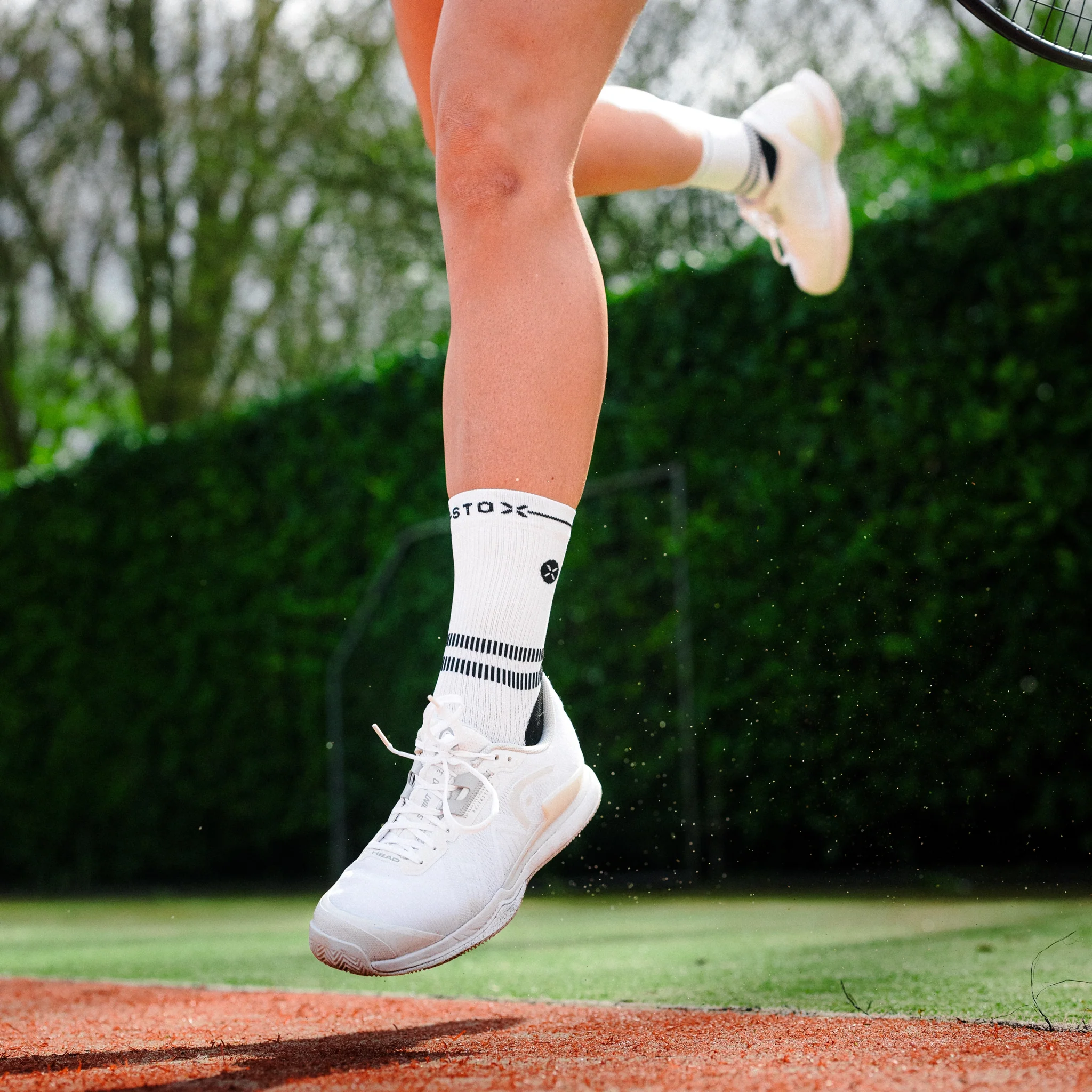 Sports Ankle Socks Women | White / Black - Image 6
