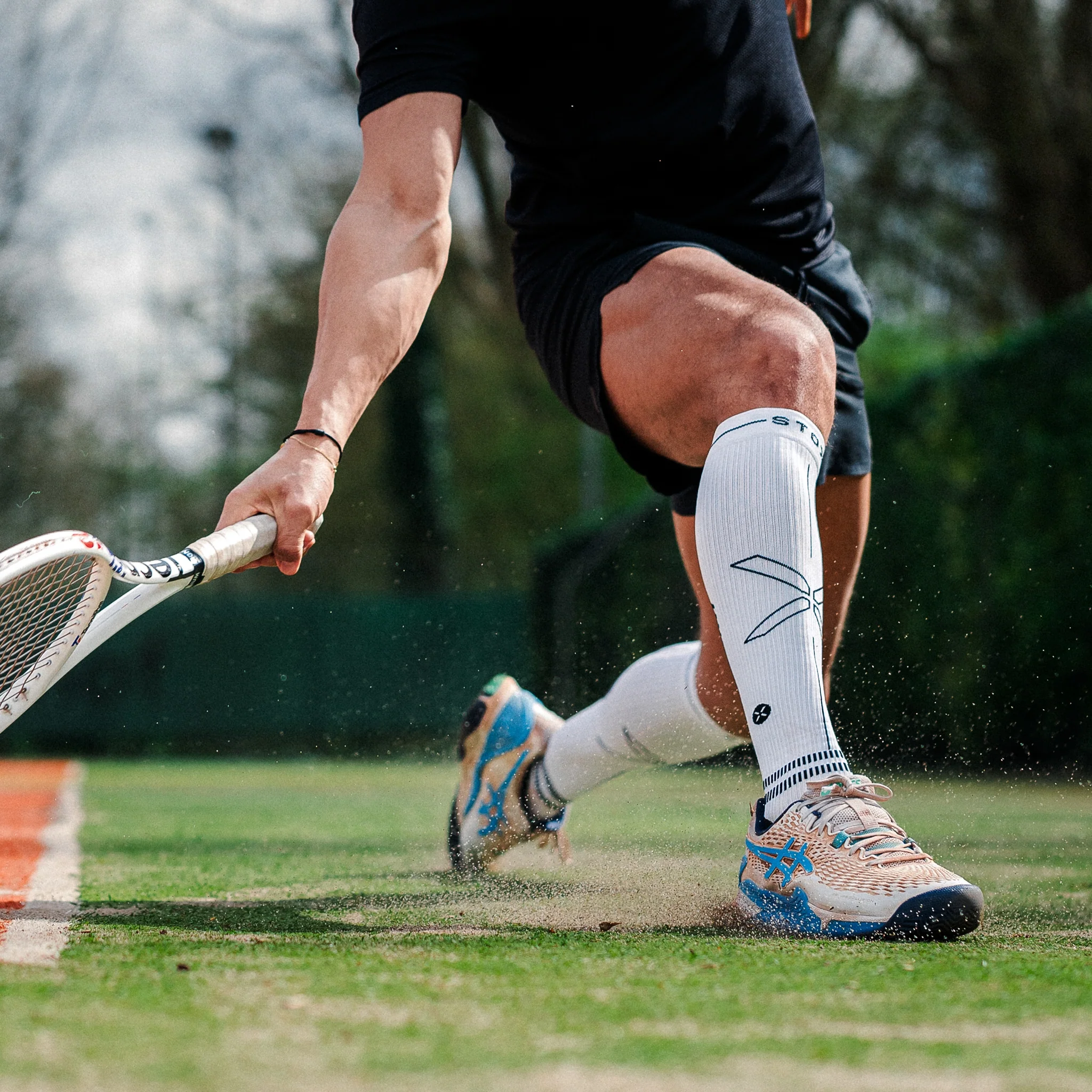 Sports Socks Men | White / Black - Image 6