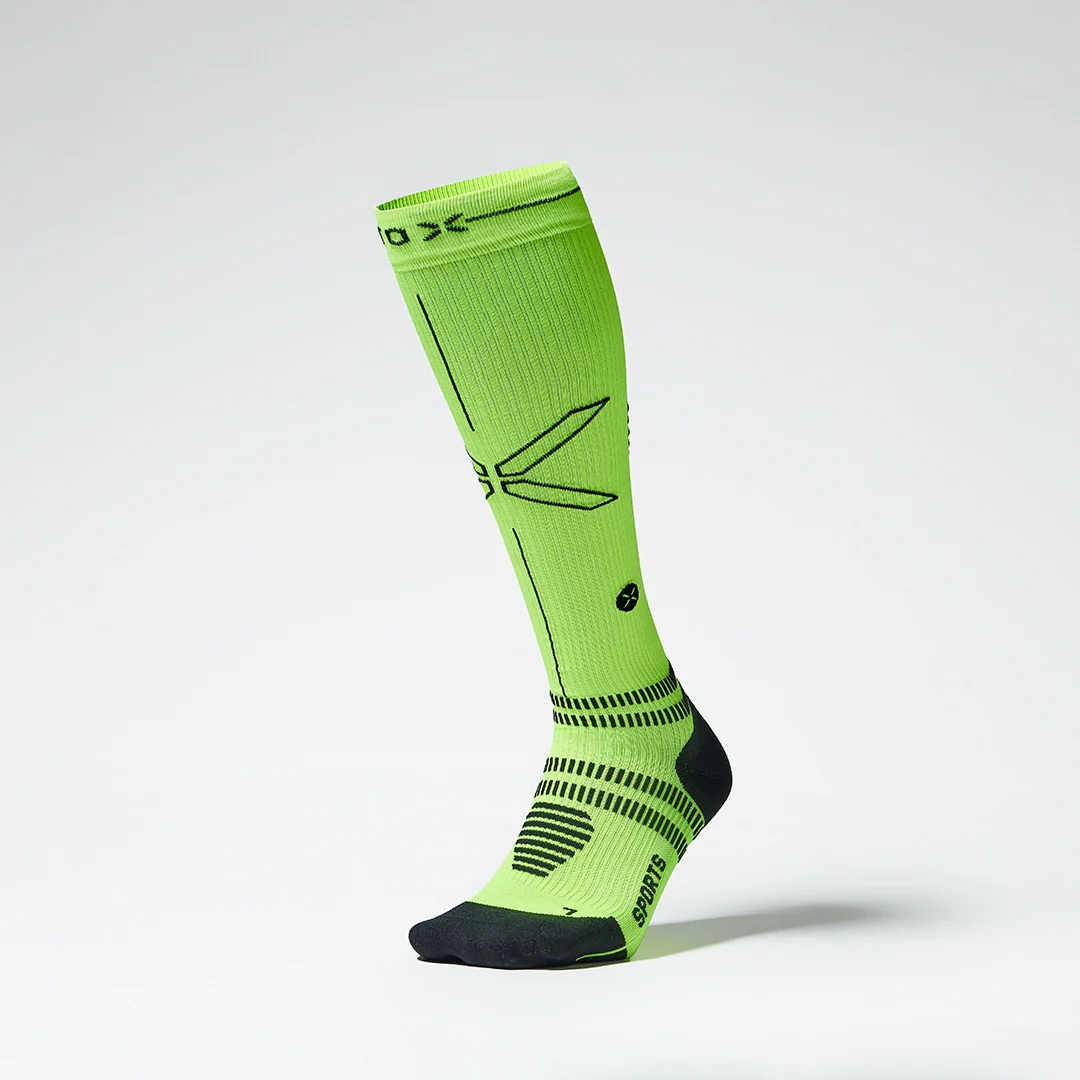 Sports Socks Women | Yellow Fluo / Black
