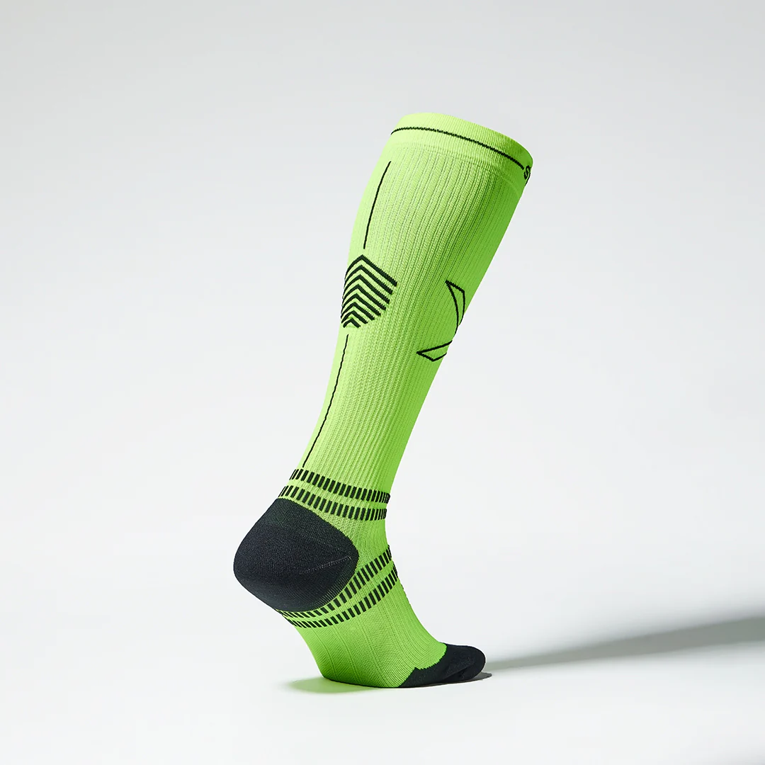 Sports Socks Women | Yellow Fluo / Black - Image 2