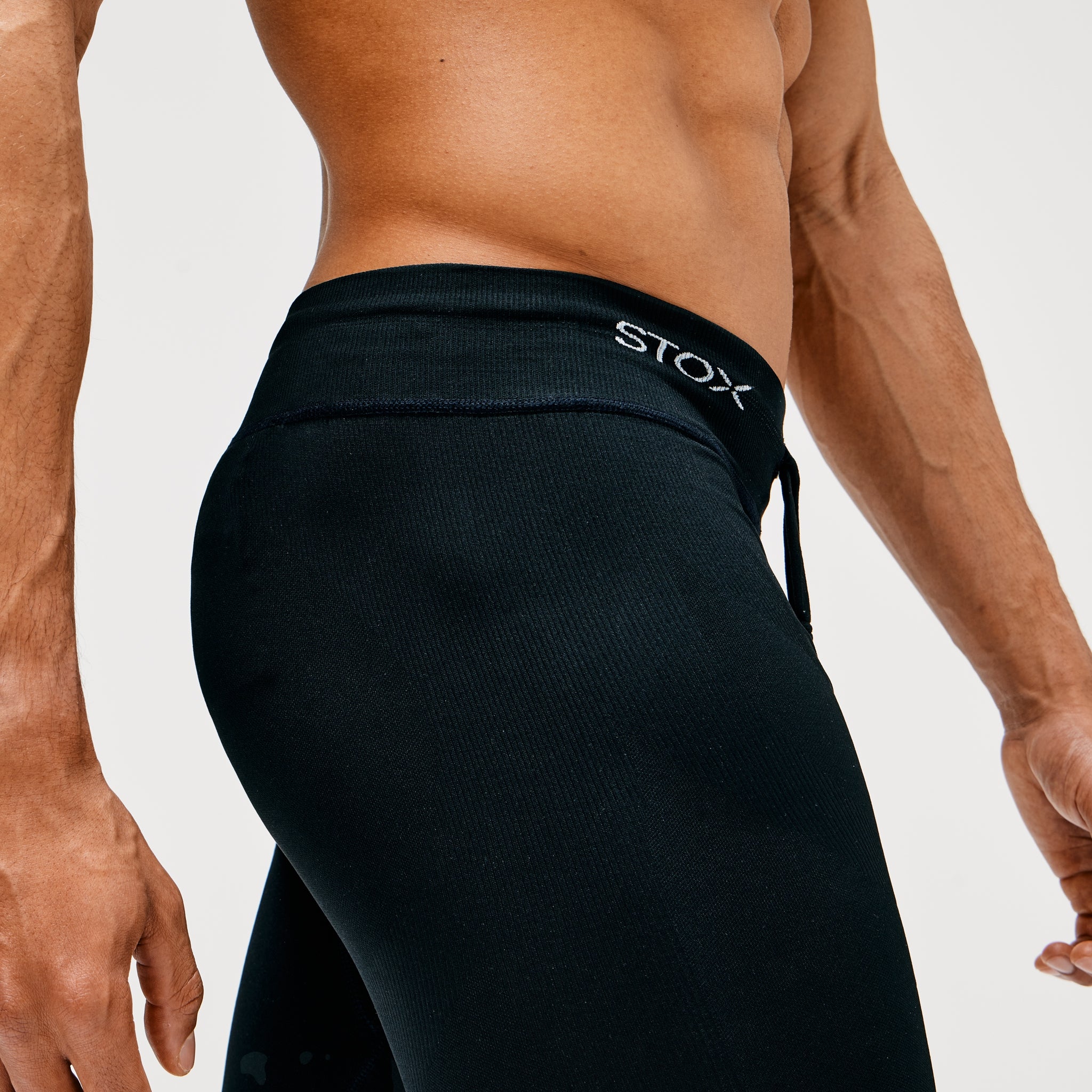 Sports Tights Men | Black / White - Image 6
